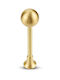 Enis by Domus Νο 43 Holdback Wall made of Metal Gold Checkmate 1pcs