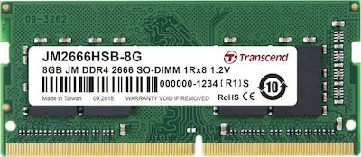 Transcend 8GB DDR4 RAM με Ταχύτητα 3200 για Laptop