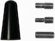 Auto Gs Car Antenna Roof Sport Threaded Conical Antenna with 3 Adapters Black for Radio