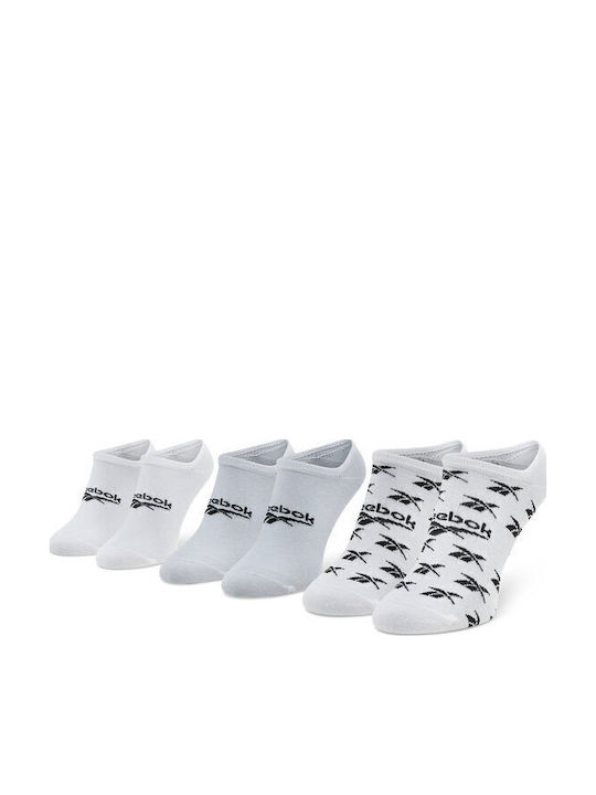 Reebok Invisible Αθλητικές Κάλτσες Πολύχρωμες 3 Ζεύγη