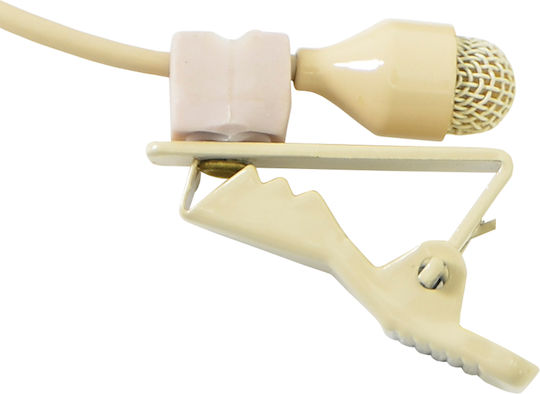 Chord DLM-35 Ασύρματο Πυκνωτικό Μικρόφωνο Πέτου, Clip On για Κινητό σε Μπεζ Χρώμα