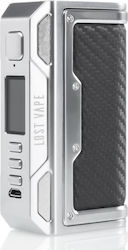Lost Vape Box Mod Thelema DNA250C 200W Carbon Fiber Silver