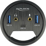DeLock USB 3.0 Hub 3 Θυρών με σύνδεση USB-A