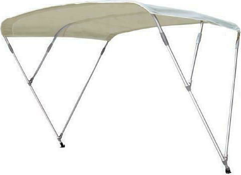 Eval Aluminium Boat Canopy L210xW190xH130cm Gray