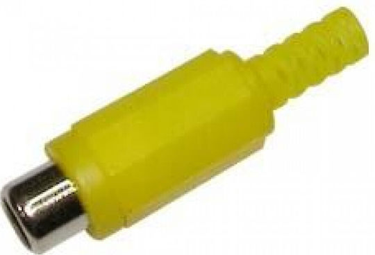 Ultimax RJ228N Plug RCA female Yellow (01.099.0132)