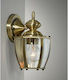 Lampiris Interiors Vintage Φωτιστικό Τοίχου Χρυσό 29x29εκ.