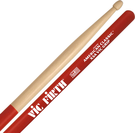 Vic Firth Hickory Палчици Барабани American Classic Extreme Vic Grip Tear 5A с Форма на Връх Drop