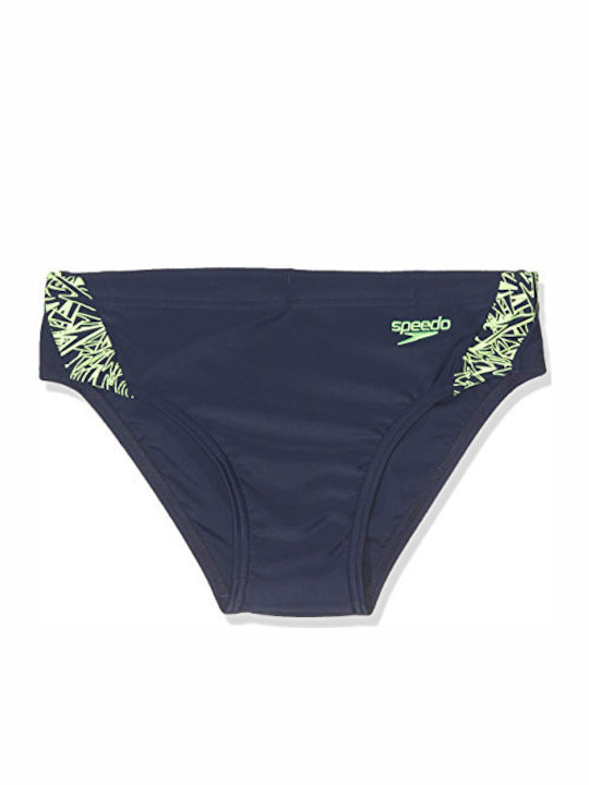 Speedo Boom Splice Παιδικό Μαγιό Σλιπ Navy Μπλε