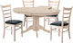 Dining Room Nirvana Expandable 5pcs 106(+30)x106cm