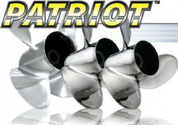 Turning Point Boat Propeller Patriot Stainless Steel Propeller with Pitch 17 for Evinrude-Johnson Engines