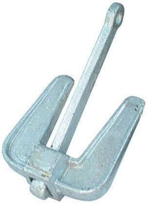 Eval Navy Anchor Galvanized 6kg