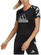 Adidas Own Run Celebration Women's Athletic T-shirt Fast Drying Black