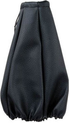 Auto Gs Schicht-Stiefel Schwarzes Leder mit breiter Basis