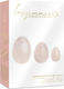 La Gemmes Yoni Rose Quartz Egg Set Bile vaginale Transparente