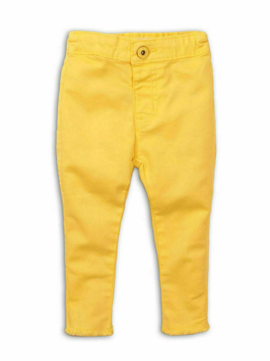 Minoti Girls Fabric Trouser Υφασμάτινο Yellow