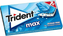 Trident 14 Chewing gum Max with Μέντα Flavour Sugar Free 27gr