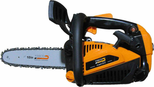 Visco Parts Gasoline Chainsaw 3kg with Blade Carving Blade 25cm and Easy Start