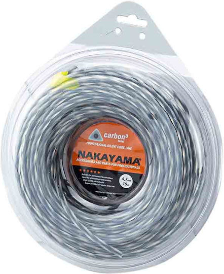 Nakayama NC1004 Triangle Twist Brush Cutter Trimmer Line 4.7mm 19m 033622