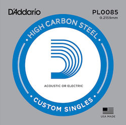 Daddario Plain Steel Singles .0085