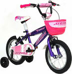 Alpina Beleno 14" Kids Bicycle BMX Purple