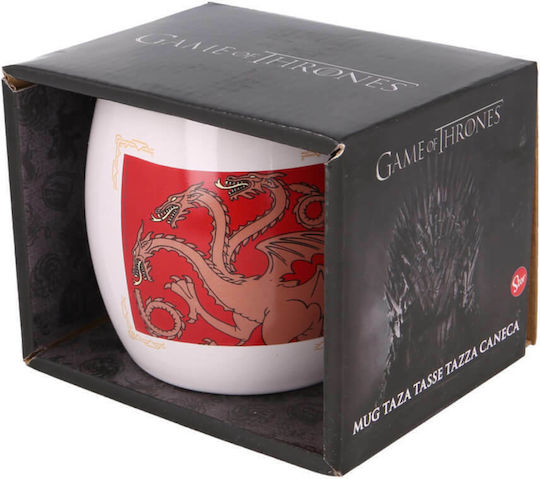 Stor Game Thrones Becher Keramik Weiß 380ml