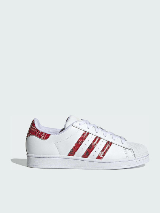 Adidas Superstar Unisex Sneakers Λευκά