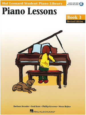 Hal Leonard Student Piano Library - Piano Lessons Copii Metodă de învățare pentru Pian Carte 3 + CD
