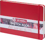 Royal Talens Μπλοκ Ελεύθερου Σχεδίου Art Creation Sketch Book Κόκκινο A5 21x15εκ. 140γρ. 80 Φύλλα