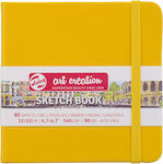 Royal Talens Μπλοκ Ελεύθερου Σχεδίου Art Creation Sketch Book Κίτρινο 12x12εκ. 140γρ. 80 Φύλλα