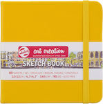 Royal Talens Skizzenblock Skizzenbuch Art Creation Sketch Book Gelb 12x12cm 140gsm 80 Blätter 12x12cm 9314114M