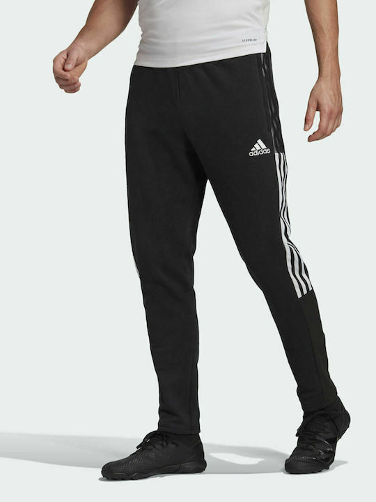 Adidas Tiro 21 Παντελόνι Φόρμας Fleece Μαύρο