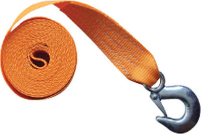 Eval Tie Down Strap Polyester with Galvanized Hook 6mx50mm Orange