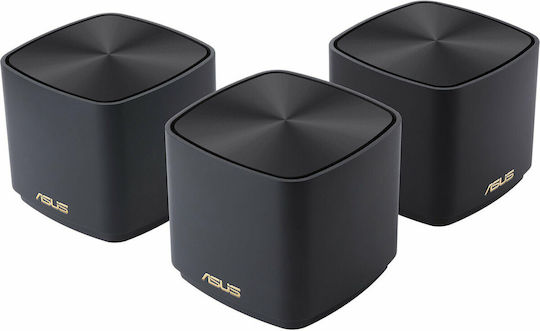 Asus ZenWiFi AX Mini XD4 Access Point με Mesh Wi‑Fi 6 Dual Band (2.4 & 5GHz) Τριπλό Kit