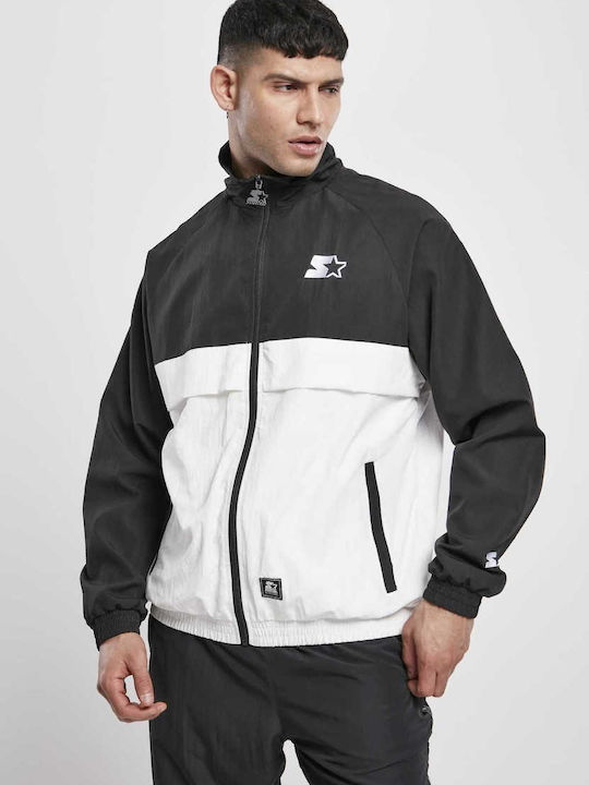 Starter ST064 Herren Jacke Lässig White / Black ST064-00826