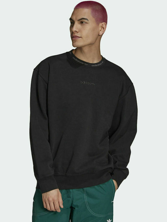 Sweatshirt HB8052 Men\'s Adidas Originals Dyed Black