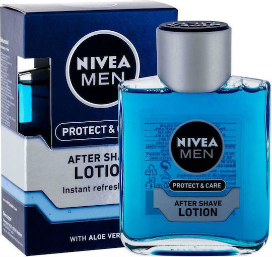 Nivea Aftershave Lotion Men Protect & Care for Sensitive Skin with Aloe 100ml