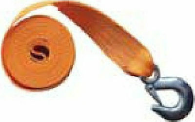 Eval Tie Down Strap Polyester with Galvanized Hook 4.5mx50mm Orange