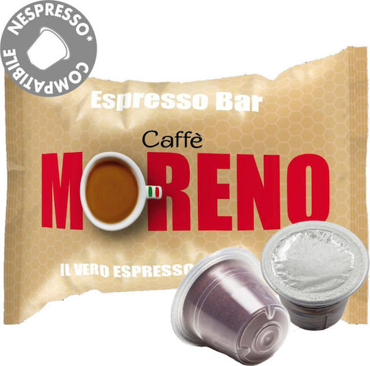 Moreno Κάψουλες Espresso Bar Συμβατές με Μηχανή Nespresso 100caps