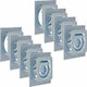 vidaXL Tie-downs Trailer M5 made of galvanized steel 8pcs