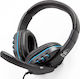 Gjby GJBY G2 Надушници Геймърски слушалки с връзка 3,5 мм Black/Blue