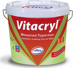 Vitex Vitacryl Ελαστομερές Ακρυλικό Επαλειφόμενο Στεγανωτικό 10lt Κεραμιδί