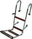 Eval 4 Steps Folding Boat Ladder Folding Rowing Boat Ladder 110x26cm