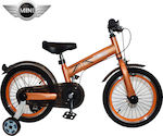 MINI Licensed 16" Παιδικό Ποδήλατo BMX Πορτοκαλί