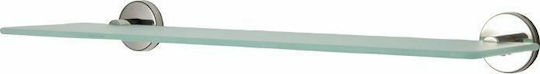 Tema Wall Mounted Bathroom Glass Shelf 50x15x6cm Transparent