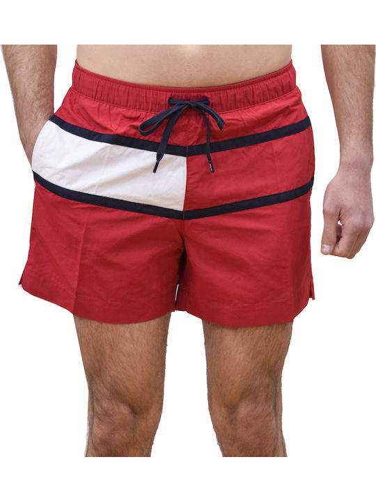 Tommy Hilfiger Men's Swimwear Shorts Red