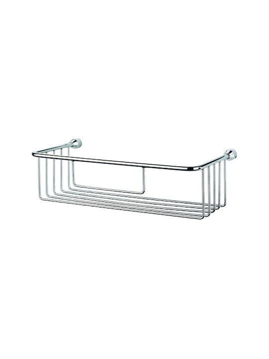 Tema Wall Mounted Bathroom Shelf Metallic with 1 Shelf 30x15x7.5cm