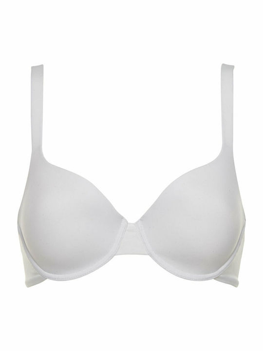 Lormar Mousse Bra with Light Padding White