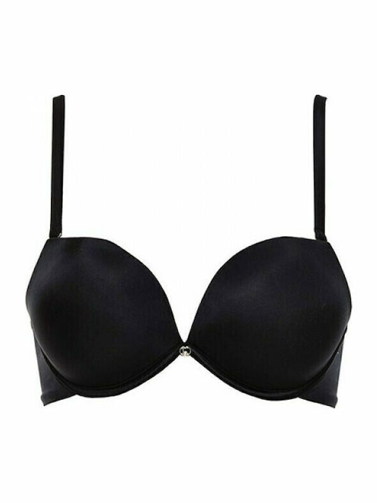 Double Push Up Bra Underwire Black