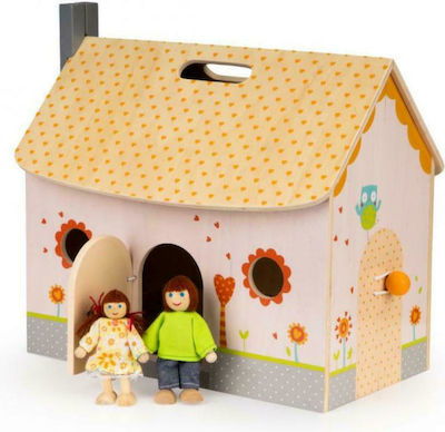 Ecotoys Wooden Dollhouse