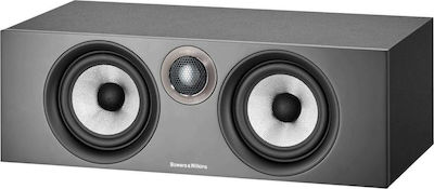 Bowers & Wilkins HTM6 S2 Anniversary Edition Ηχείο Hi-Fi Κεντρικό 120W 2 Δρόμων Π48xΒ25.5xΥ16εκ. Μαύρο